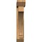 Ekena Millwork Imperial Slat Rough Sawn Bracket w/ Offset Brace, Western Red Cedar, 6"W x 28"D x 32"H BKT0604X28X32IMP06RWR - alternate 3
